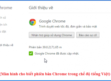 Khắc phục sự cố vỡ khung hình khi theo dõi một số website bằng trình duyệt Chrome